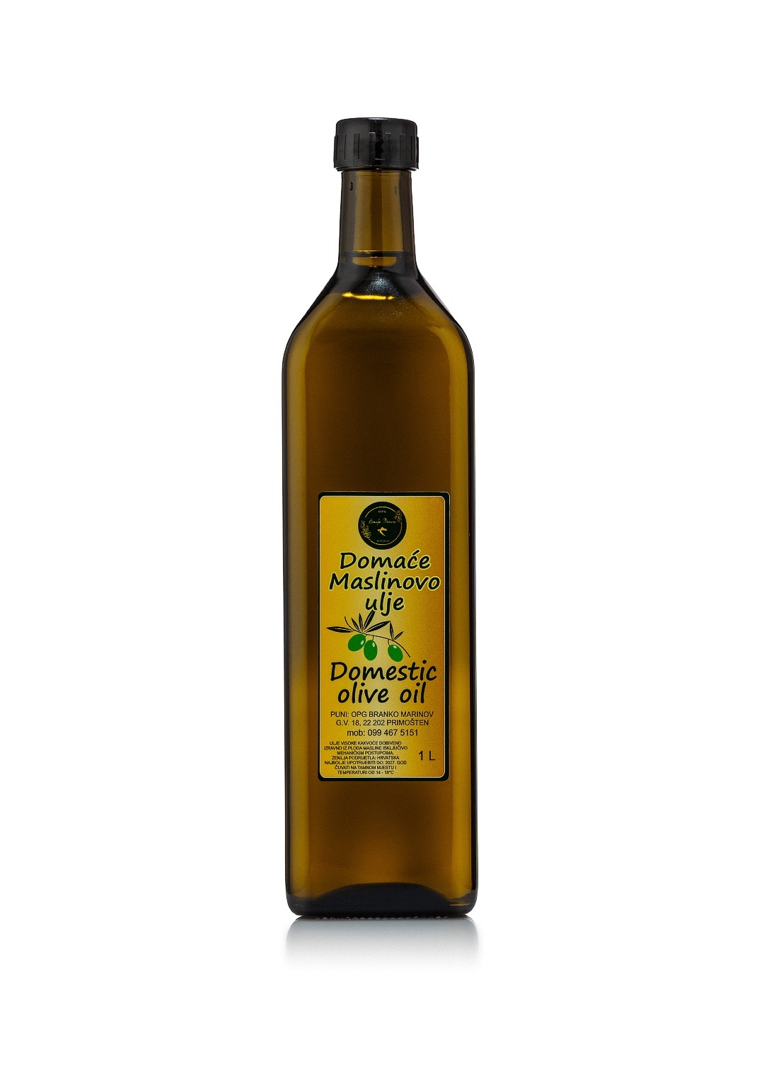 Oliwa z oliwek extra virgin 1L – butelka rodzinna